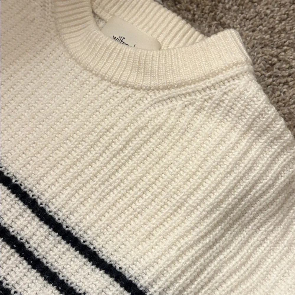 Aritzia Cream and Black Striped Sweater - Picture 8 of 8